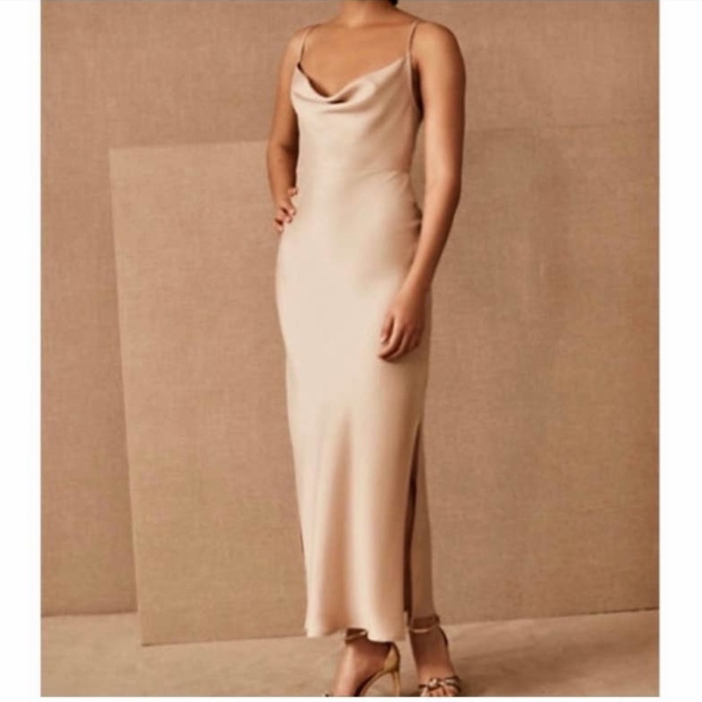 Sachin & Babi Cali Satin Charmeuse Midi Dress